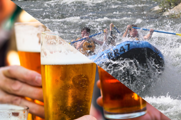 leavenworth beer and wenatchee river rafting